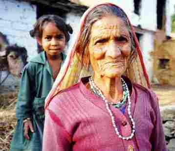 Village woman and child.