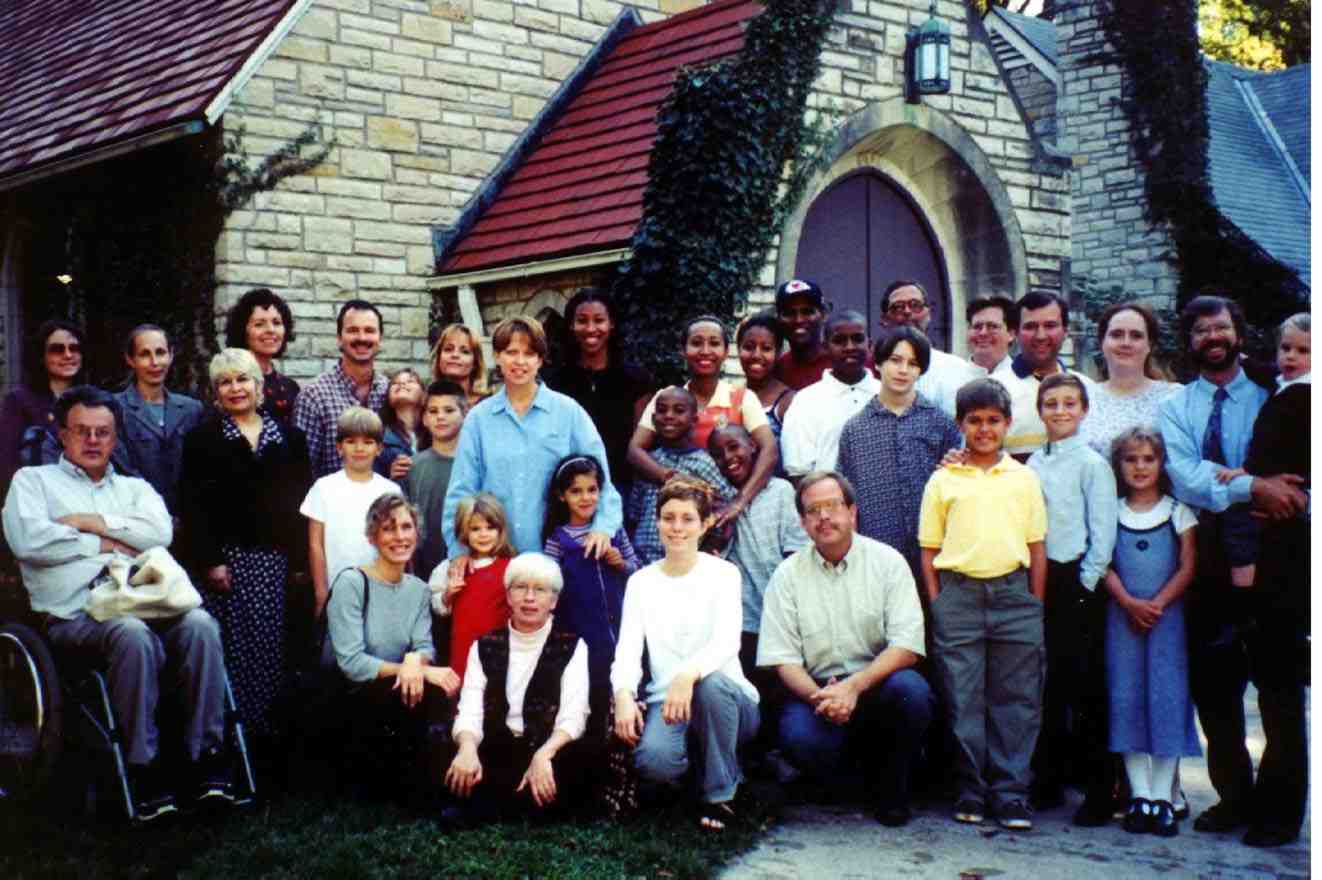 Kansas City Meditation Group after a Sunday Service.